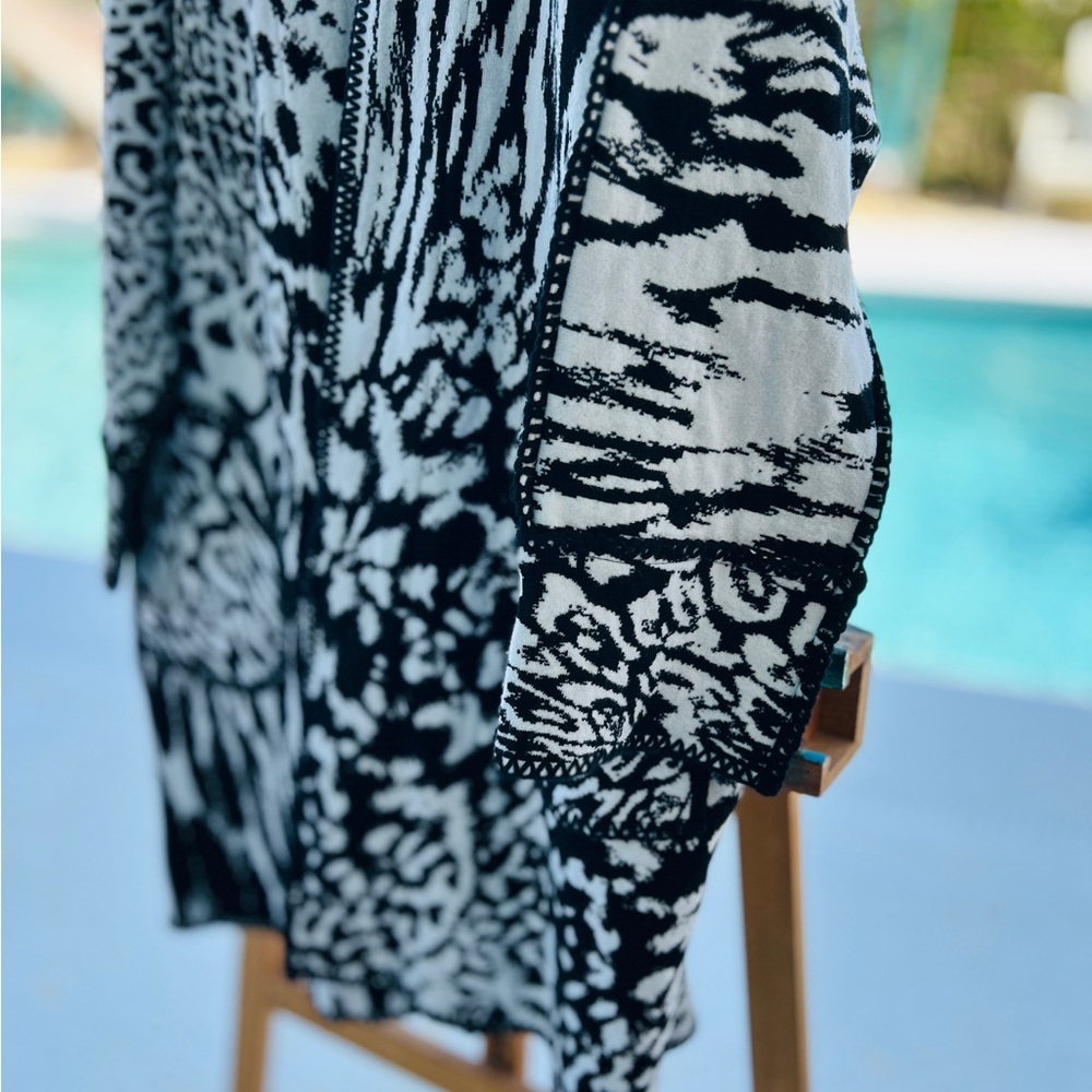 RARA AVIS by Iris Apfel XL Mixed Animal Print Statement Cardigan | $198 Retail - Picture 11 of 14